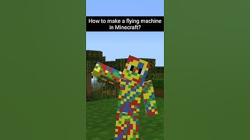 How to make a flying machine in Minecraft? #shorts #Minecraft