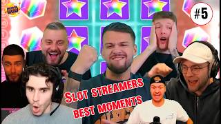 🍿 You must see!⚡️Slot streamers BIGGEST WINS, best moments #5 ✅