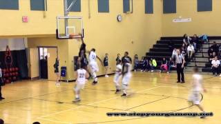 Montrose Christians Justice Bartleys 1-Hand Posterization And 1-Hand Fastbreak Dunk Vs. John Paul.