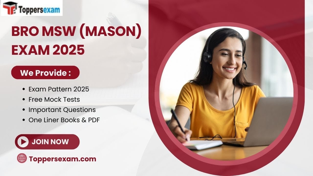 Bro msw mason updated syllabus 2025 | bro msw mason exam pattern 2025  