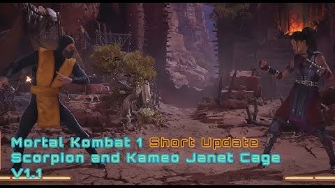 MK1 Scorpion and Kameo Janet Cage Update V1.1 | Script Cronus Zen