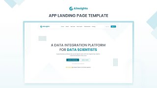 Details AIINSIGHTS | BOOTSTRAP APP LANDING PAGE TEMPLATE | DESIGNTOCODES Update