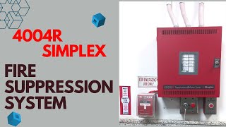 Simplex 4004r Fire Suppression Release panel