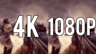 4K VS 1080p HD - PC Gaming Graphics Comparison [4K] 2015