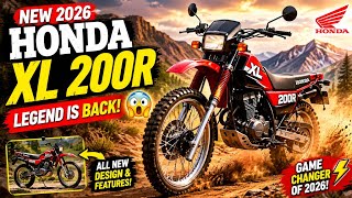 🔥 2026 Honda XL 200R Is Finally Here! 😱 | The Legendary Dual-Sport Returns!