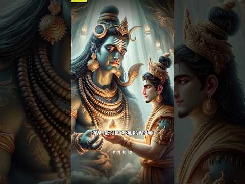 Ravan ka Ghamand aur Shiva ka Sabak: Kailash Parvat ki Kahani #reels #shorts #ravan #mahadev #shiv