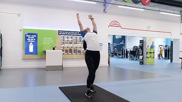 Posterior Step With Overhead Reach