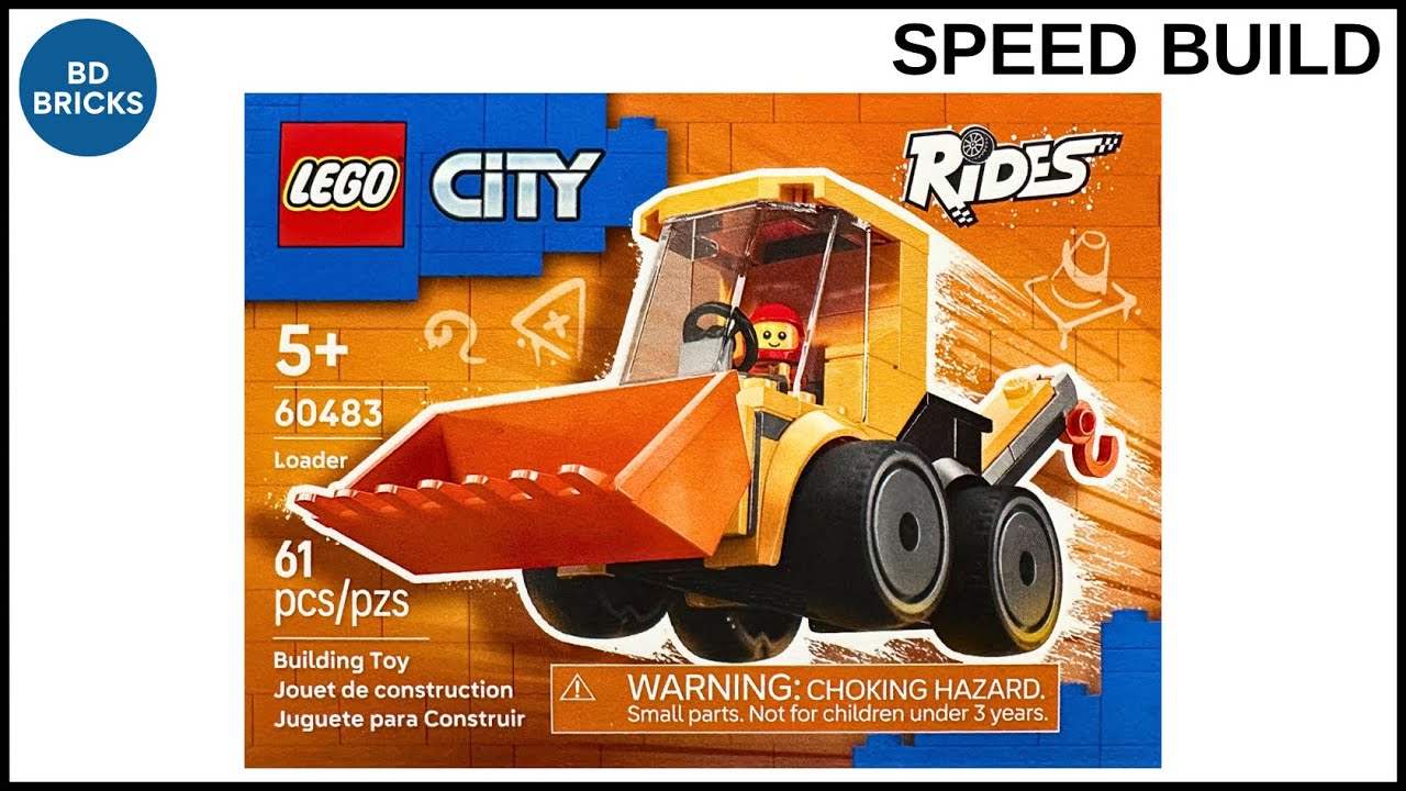 LEGO City Rides 60483 Loader - LEGO Speed Build 