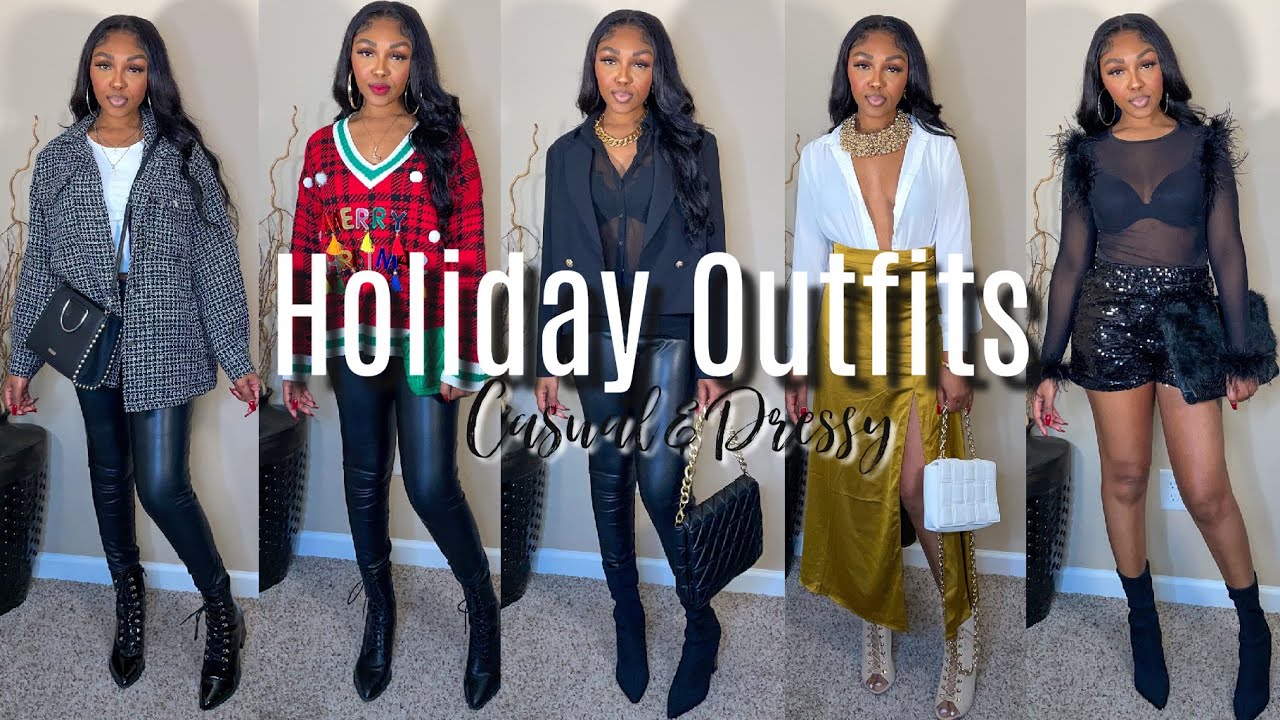 Holiday Outfit Ideas 2022  Casual & Dressy Looks 