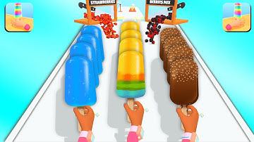 Popsicle Stack 🍦🍧🍨 New Level Gaming Walkthrough Pro Mobile Game Newtrailer Gameplay iOS,Android AS4Y