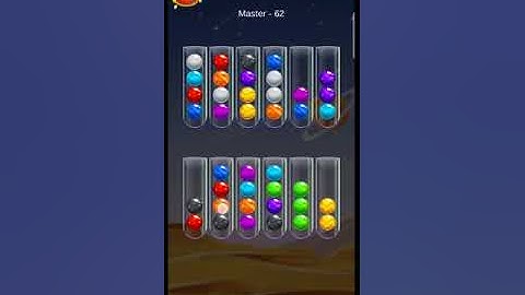 Golden Bubble Sort Master Level 62 (gameplay walkthrough)