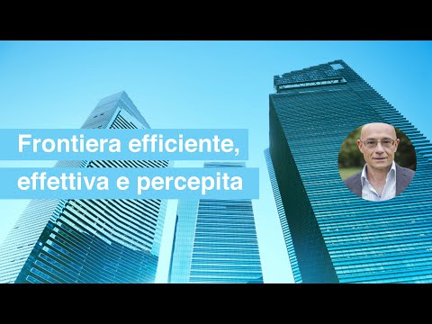 Frontiera efficiente, effettiva e percepita