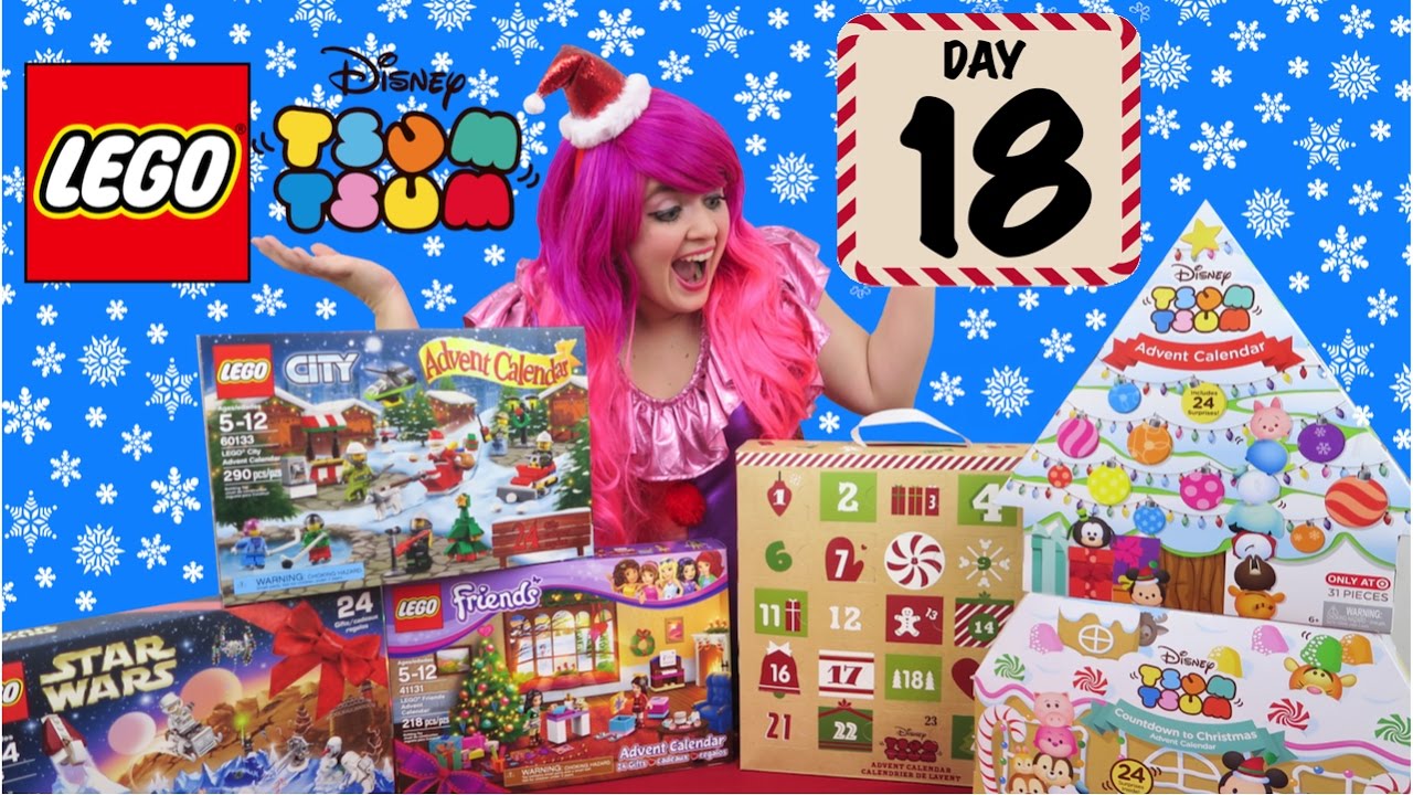 plushie Day 18 - LEGO & Tsum Tsum Advent Calendars 2016 | COUNTDOWN TO CHRISTMAS | KiMMi THE CLOWN