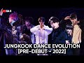 Jungkook dance evolution predebut  2022