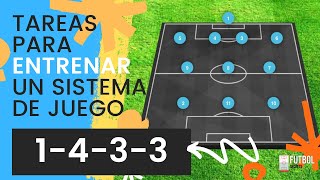 🔥 SISTEMA DE JUEGO 4-3-3. Ejercicios de entrenamiento ¡COMPLETÍSIMO!