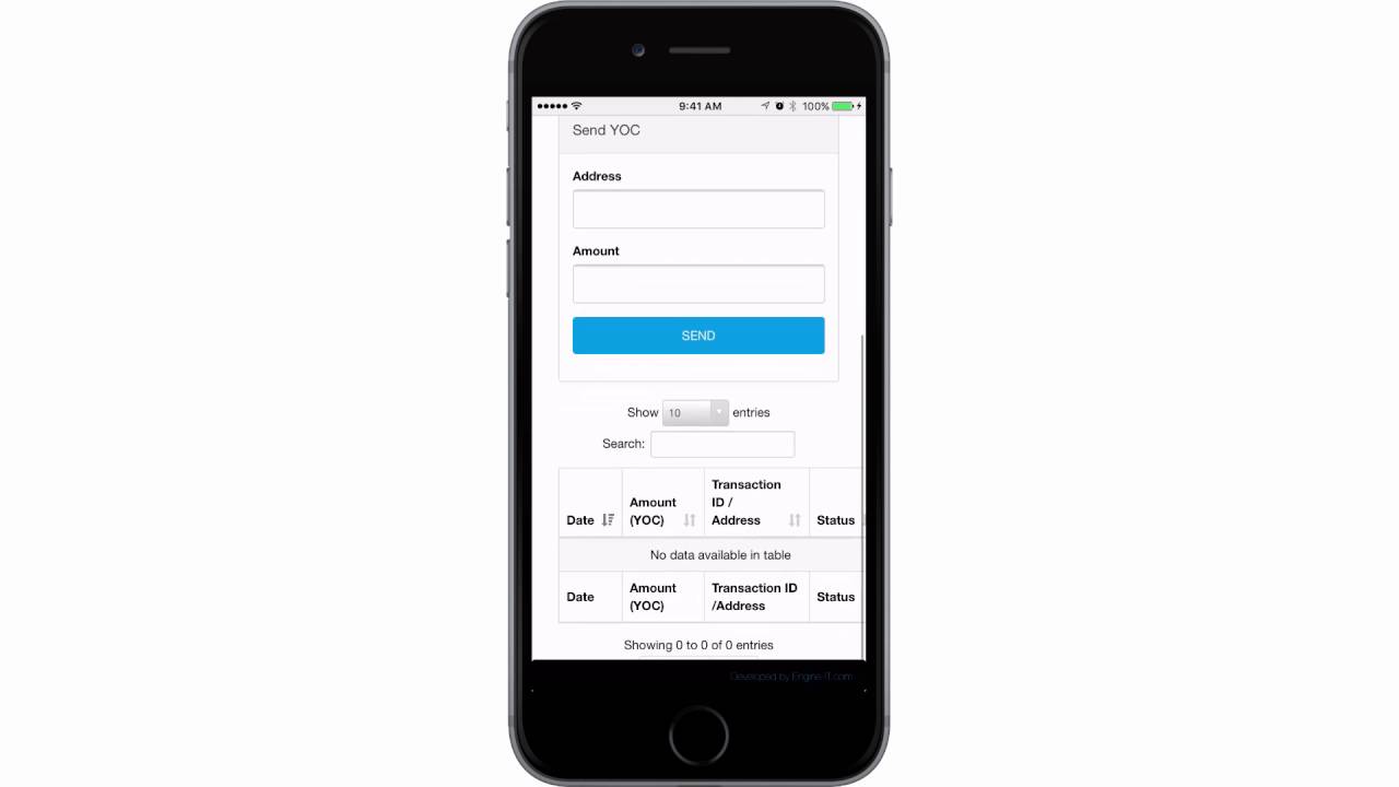 Set up your New Web based YOcoin Wallet rev1