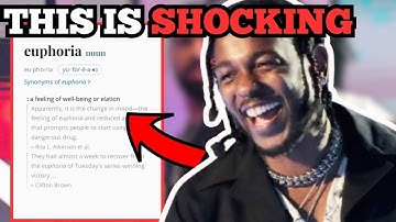 Kendrick Did WHAT 3 DAYS Before EUPHORIA Dropped? (UMG Lawsuit)
