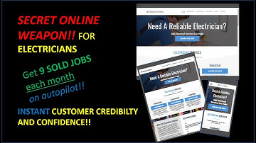 Best Electrician Website Design - Free Download - Digital Electrician Website Presentation