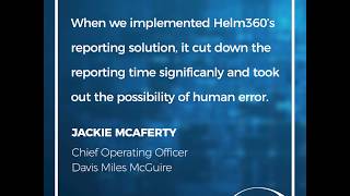 Helm360 Client Testimonials Jackie Mcaferty Davis Miles Mcguire