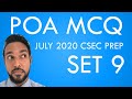PoA MCQ questions Set 9 | CSEC PoA P1 practice | CSEC PoA July 2020 MCQ prep | Manufacturing Account