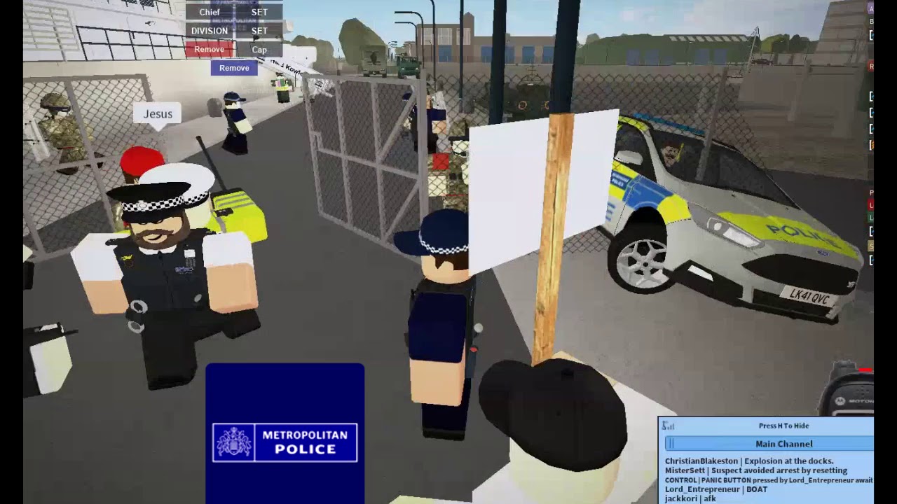 Royal Military Police Vs Metropolitan Police Riot Training Roblox