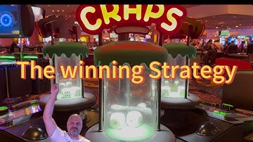 The Winning CRAPS Strategy! BUBBLE CRAPS 
