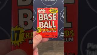 1981 Fleer Baseball Card Wax Pack Opening [Quick Rip EP#90] #shorts #irlpackopening #baseballcards