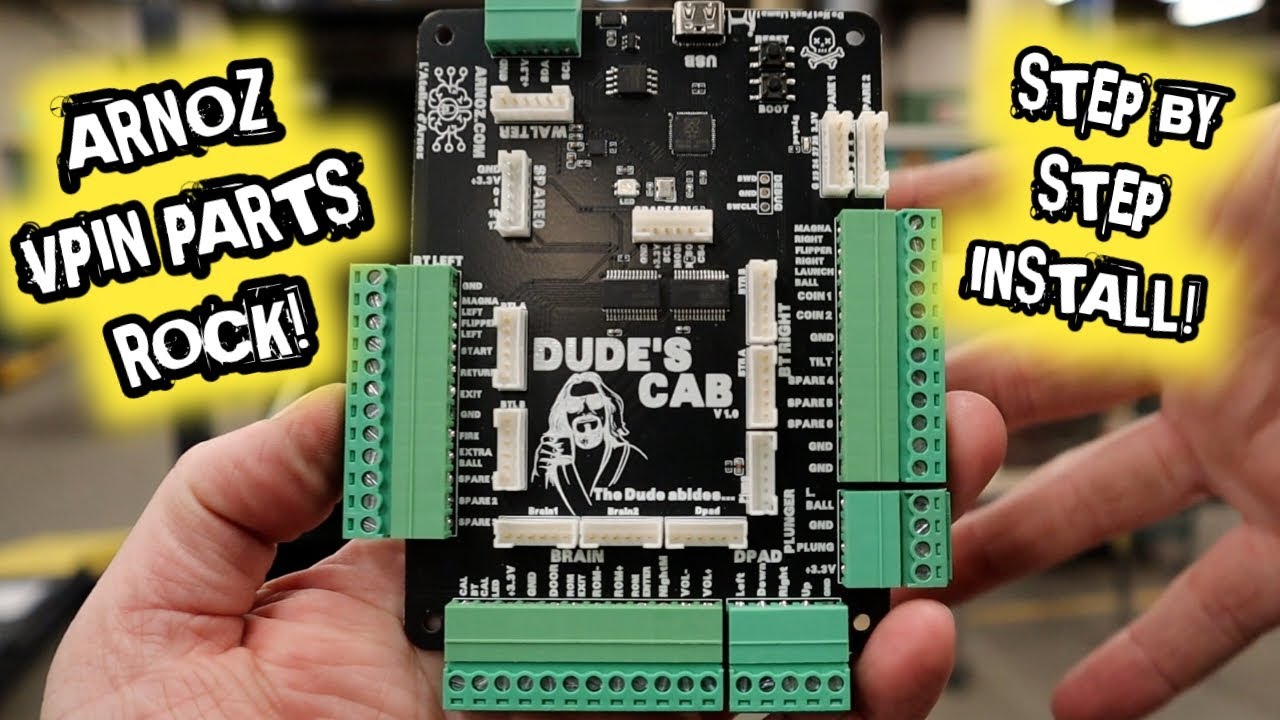 Virtual Pinball: How to set up a dude's cab, brain board