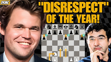 Magnus Carlsen TROLLS Vladimir Kramnik w/ Greatest "Disrespect" Opening OF ALL TIME!