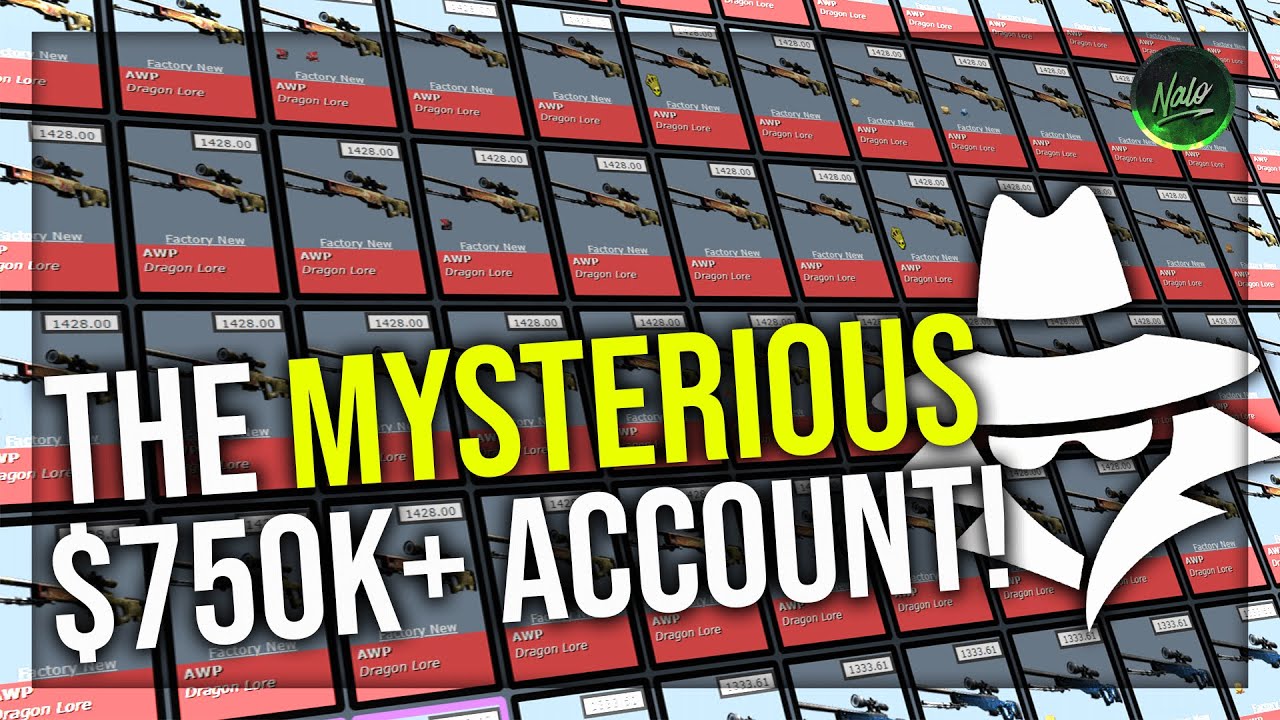 THE MYSTERY $750,000+ CS:GO INVENTORY | TONS OF DLORES! - YouTube
