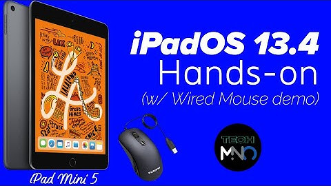 iPadOS 13.4 Hands-on & Mouse demo (Wired) on iPad Mini 5 - IT