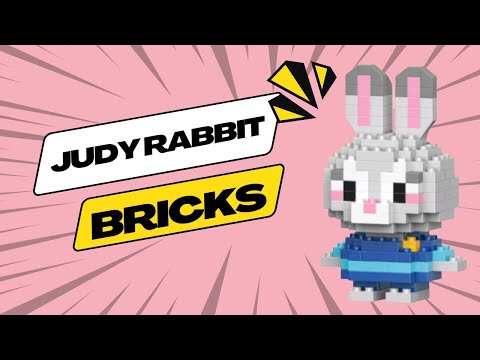 How to build JUDY RABBIT LEGO mini bricks tutorial (bahasa)