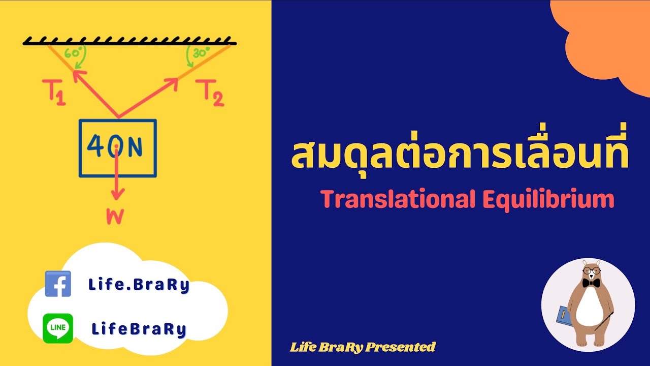 [ฟิสิกส์ / สมดุลกล] : สมดุลต่อการเลื่อนที่ (Ep.3) | Life BraRy