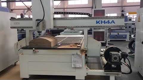 Jinan Quick-Fulltek CNC router KH4A,6KW HSD spindle