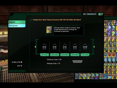 Understanding Star Trek Online: Re-Engineering System