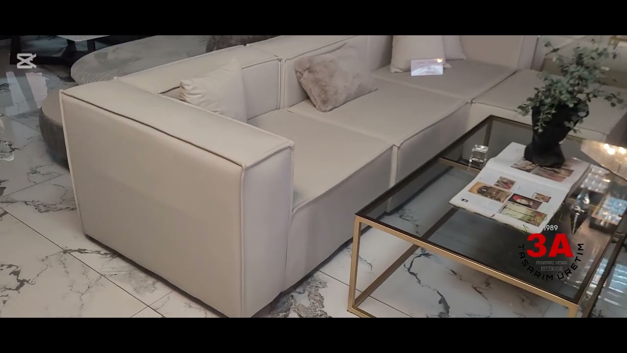 3A MOBİLYA İTALİAN DESİGN L KANEPE