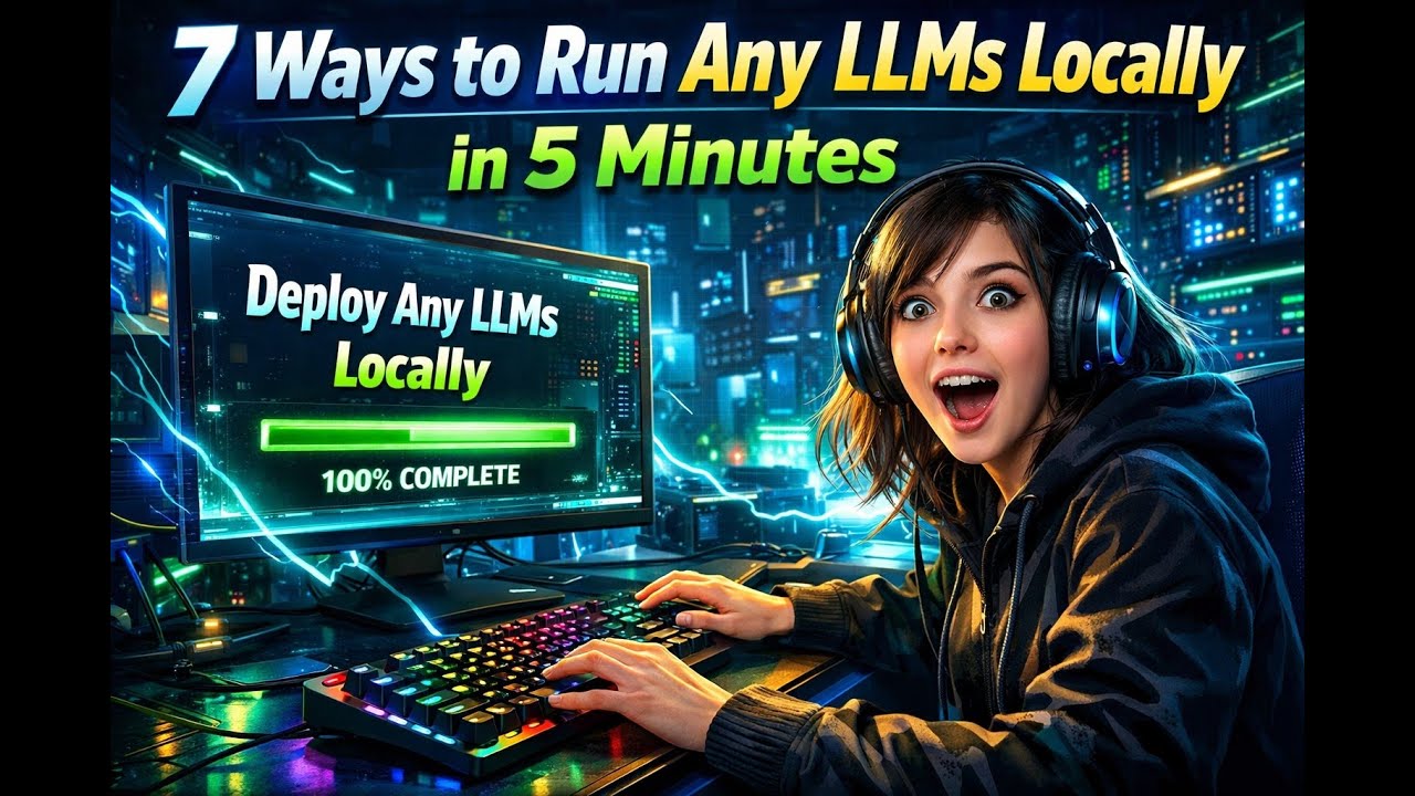 🚀 7 Ways to Run/Deploy Any LLMs Locally - Simple Methods | Docker ...