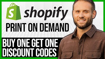 Creating Discounts (Buy One Get One Free) Shopify Print On Demand Tutorial For Beginners