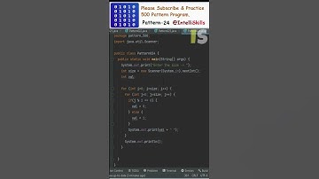 Java Pattern-24 | 500 Java Pattern Programs #shorts #java #coding #programming