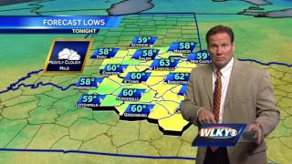 Warm evening with increasing cloud coverage