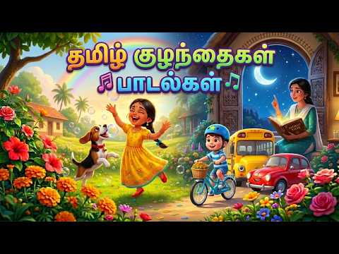 குழந்தைகளுக்கான தமிழ் பாடல்கள் | மயில், வண்ணங்கள் & அனிமேஷன் விளையாட்டு
