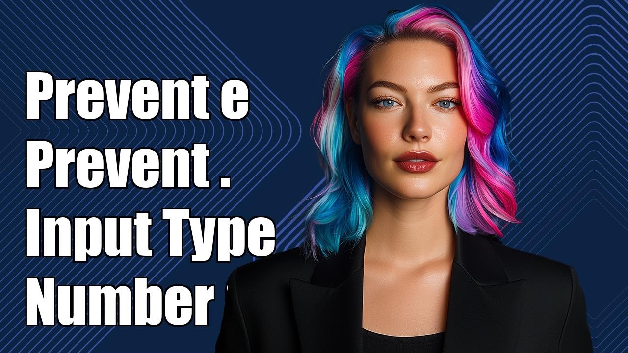 ReactJs prevent e and dot in an input type number - YouTube