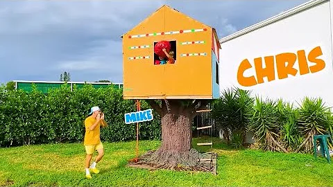 Chris built a Tree Playhouse and other Adventures with friends |