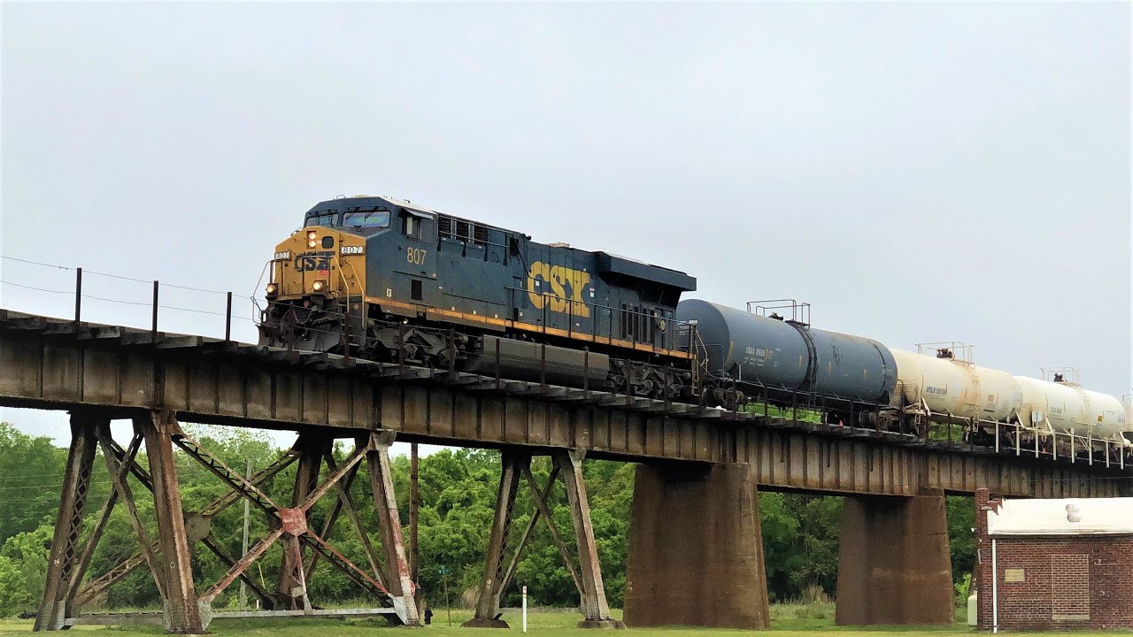 CSX H750-24 Rolls Over Weldon, NC
