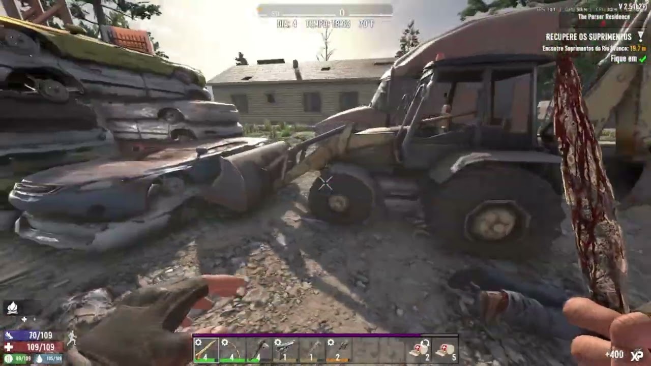 Conseguindo a Bike e explorando um pouco 7 Days To Die #3