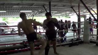 Muay Thai Training At Sitmonchai Gym, Thailand