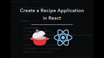 Using APIs in React - Create a Recipe Application using React Router | React tutorial for beginners