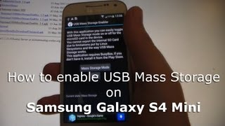 How to enable USB Mass Storage on Samsung Galaxy S4 Mini screenshot 4