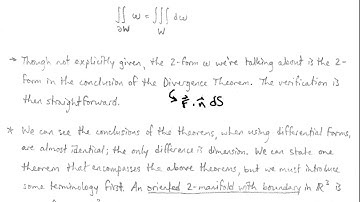 Vector Calculus - Generalized Stokes