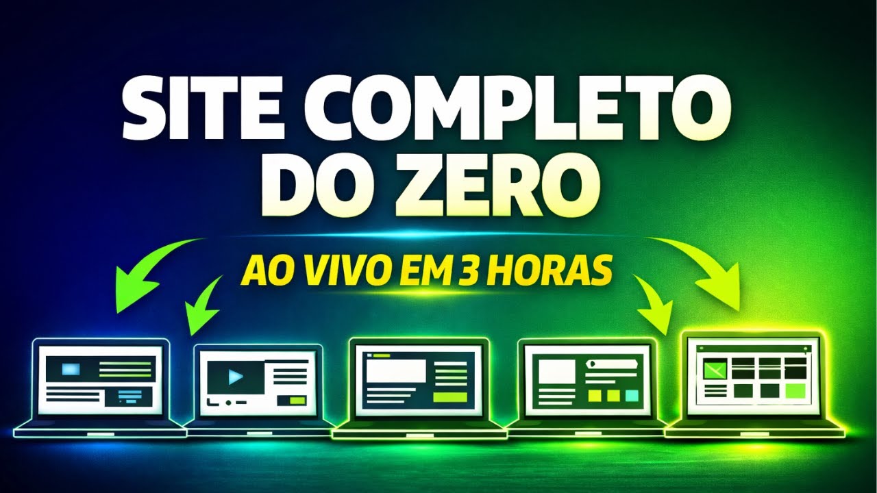 AO VIVO: Criando um SITE COMPLETO do ZERO em APENAS 3 HORAS (Sem Cortes)